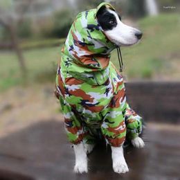 Dog Apparel Camouflage Raincoat Waterproof Full Coverage Large Golden Retriever Dogs Medium Overalls