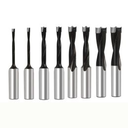 3-8mm Woodworking Row Drill Bits Tungsten Steel Hole Opener 70mm Length Multifunctional Wood Router Bit Drilling Machine Tools