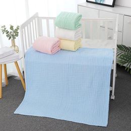 Blankets 6 Layers Pure Cotton Baby Receiving Blanket Infant Kids Swaddle Wrap Sleeping Warm Quilt Bed Cover Towel Born