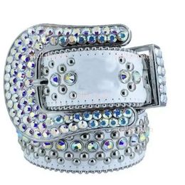 Bb Belt Designer Simon designer Belt for Men Women Shiny diamond multicolour with bling rhinestones Retro Needle Buckle rock Luxurys rhinestone buckle punk Belt f59