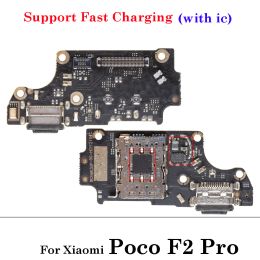 Brand USB Charger Charging Port Dock Connector Microphone Board Flex Cable For Xiaomi PocoPhone Poco F1 F2 Pro M3 F3 X2 X3 Pro