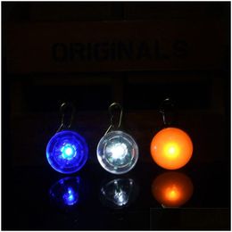 Dog Tag Id Card Led Pet Signal Pendant Glow Collars Light Pets Night Out Security Lights For Dogs Anti-Lost Necklace Luminous Bright D Oty9U