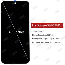 6.1" Original DOOGEE S86 Pro LCD Display 100% Test Doogee S86 Touch Screen Digitizer Assembly Replacement S 86 S86Pro Cellphone