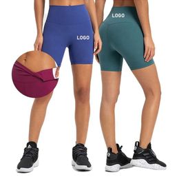 Lu Align Sport Shorts Ribbed Fie Athletic Wear igh Waited Workout Ber Gym Runng Short Women Activewear LL Summer Running Workout