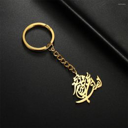 Keychains Jeshayuan Persian Farsi Poem Keychain For Women Men Stainless Steel Jewellery Key Ring Car Accessories Wholesale