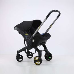 3 in 1 High Landscape Newborn Car Seat Stroller Infant Trolley Wagon Portable Baby Pushchair Cradle Travel System L240525