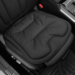 Premium NAPPA Leather Car Seat Cushion For Mercedes-Benz A B C E G R V Breathable Leather Automotive Protect Interior Accessories Anti slip Bottom Covers