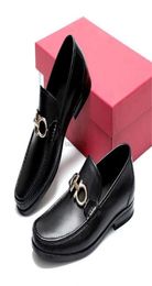 Men Shoes Formal Dress Shoe Masculino Leather Genuine Elegant Black Suit Shoes Designer Men039s Casual Office Loafers7323450