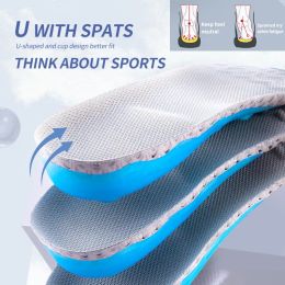 Premium Spring Silicone Gel Insoles Orthopaedic Health Sole Pad For Shoes Insert Arch Support Pad For Plantar Fasciitis Feet Care