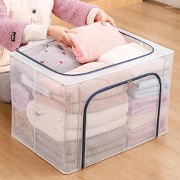 Storage Bags 40 30cm Large Capacity Organizer Nylon Box Foldable Clothes Bag Laundry Blanket Pillow Toy Cabinet Pet House