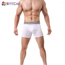 Underpants Panties Men Boxers Long Underwear Cotton Man Plus Size Shorts Boxer Breathable Mens Hombres Cueca