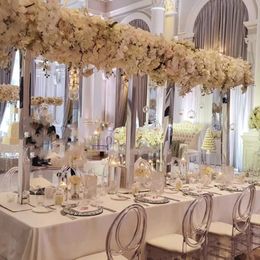 wedding decoration Acrylic iron arch Mandap outdoor backdrop Tall Gold Centerpieces Metal Flower Stand Designs Wedding Centerpieces For Wedding Table