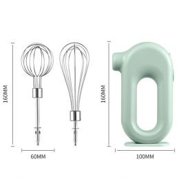 USB Electric Milk Frother Whisks Egg Beater Portable Mixer Battery/Rechargeable Kitchen Handheld Automatic Frother Foamer