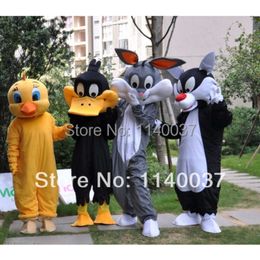duck rabbit cat mascot custom dress kits mascotte Character carnival costume fancy Costume Mascot Costumes