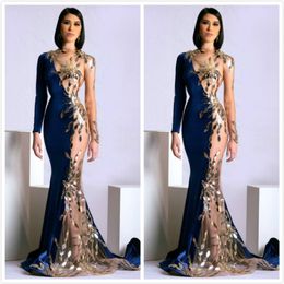 aso ebi arabic sparkly sexy evening dresses sheer neck mermaid prom dressses mermaid velvet formal party bridesmaid pageant gowns zj224 188K