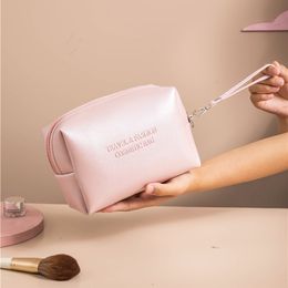 5 Styles Waterproof Women Makeup Bags Outdoor Girls Travel Organizer for Cosmetic Toiletry Kits Female Leather Bathroom Wash Bag