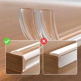 Corner Edge Cushions Transparent PVC baby protective strip with double-sided adhesive tape to prevent bumps d240527