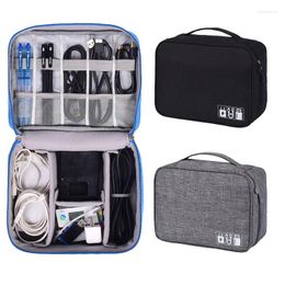 Storage Bags Cable Bag Waterproof Electronic Organizer Portable USB Data Line Charger Plug Travel