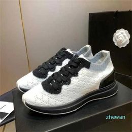 scarpe di lusso sneaker da donna elastica in fibra traspirante