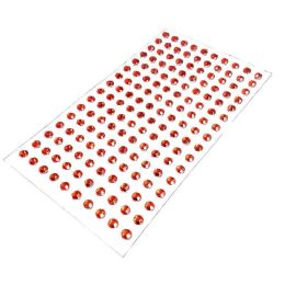 Chinese Red Face Rhinestones Stickers Self Adhesive Glitter Body Eye Shadow Diamonds Bling Jewels Stickers Party Festival Decors