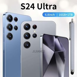 English S24 Ultra Android Smartphone Large Screen 6.8 Inch Display 16GB 1TB Memory 6800mAh Battery 4G 5G Connectivity Dual SIM Supports Multiple Languages 488