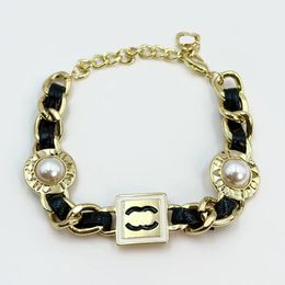 Chain necklace Designer Brand Charm leather Women Wedding Jewerlry Accessories 20style