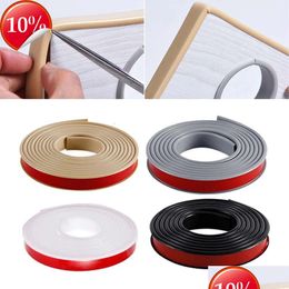 Wall Stickers New 1M Furniture Edge Guard Banding Strip Pvc Protector Trim Sealing Tape For Cabinet Protection Self Adhesive D Edging Dhnoe