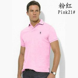 Men's Polos Brand Cotton Mix High Quality Classic Men's Polo Shirt Summer New Polo Collar Embroidered Short Sleeve Korean Style Trendy Quick Drying Men's Wear