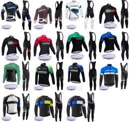 ORBEA team Mens Winter Thermal Fleece Long Sleeve cycling jersey bib pants sets Warmmer Bicycle Outfits Sports Uniform S21012211194674343