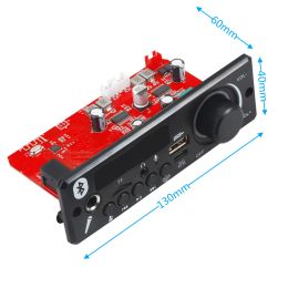 Bluetooth DIY MP3 Decoder Board 2*80W Amplifier 12V MP3 Player Car FM Radio Module TF USB Microphone Record Handsfree Call