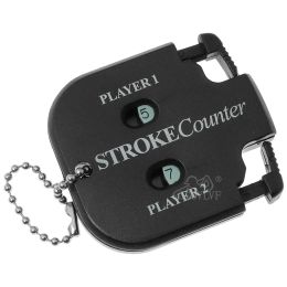 1pc Golf Score Shot Stroke Counter Clicker with Dial Tool or Key Chain for Golf Game Scorekeeper Portable 2 Digit Scoreboard