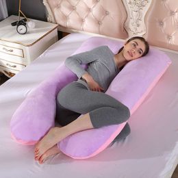 Multifunction U-shape Pillow Reasonable Storage and Convenient Access Side Sleeping Cushion Pad Pregnancy Maternity Women