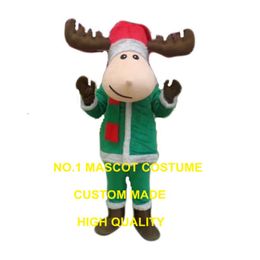christmas moose mascot reindeer custom adult size cartoon character carnival costume 3344 Mascot Costumes