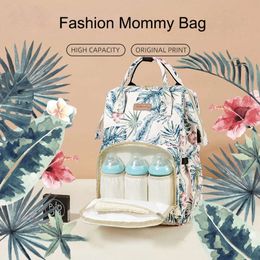 Fashion Mummy Baby Diaper Bag Multifunction Large-capacity Nappy Stroller Bags Maternity Newborn Outdoor Travel Backpacks L2405