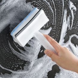 Window Glass Cleaning Brush Sponge Wiper Mirror Cleaner Bathroom Wall Shower Squeegee Home Cleaning