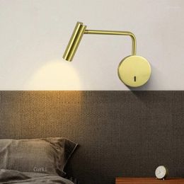 Wall Lamps Modern LED Lights 9w With Switch Living Room Indoor Lighting Bedside For Bedroom Read Sconce