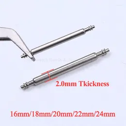 Watch Repair Kits 15pcs Band Pin 2.0mm Diameter Spring Bar Stainless Steel Rod Link Pins For Smart Accessories 16/18/20/22/24mm