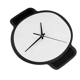 Wall Clocks Creative Watch Clock Kid's Room Decor Bedroom Unique Cute Living Home Decorations