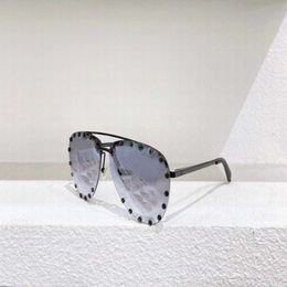 The Party Pilot Sunglasses Black Metal Grey Pinted Lens Men Classic Sun Glasses uv400 Protection Eyewear with box 266l