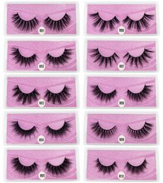 3D Faux Cils Eyelashes Fluffy Dramatic Eyelash Makeup Wispy Mink Lash Natural Long Thick Fake Lashes For Beauty2110137