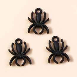 10pcs 13*17 мм Хэллоуин очаровыт в стиле стимпанк красочные подвески для пауков для ожерелий Серьмы Diy