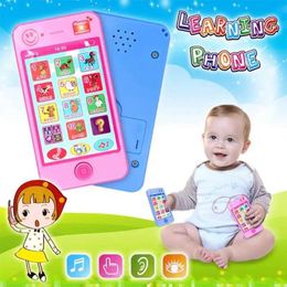 Baby Toy Baby simulation mobile phone toy Russian childrens music machine early childhood education toy mobile phone childrens learning gift S2452433