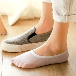 10/20PAIRS DONNE Summer Calzini invisibili FootSies Allenatrice per fodera per scarpe ballerina calzini da donna con pannelli sottili calzini trasparenti