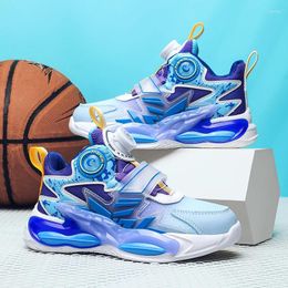 Basketball Shoes Boys' Brand Children's Shoe Thick Sole Non Slip Sizes 32-40