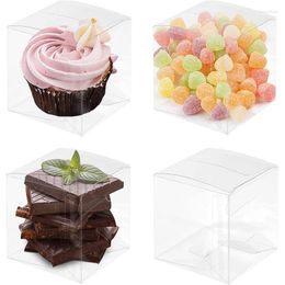 Party Supplies AT35 Clear Favour Boxes Plastic Gift Transparent Candy For Wedding Baby Shower