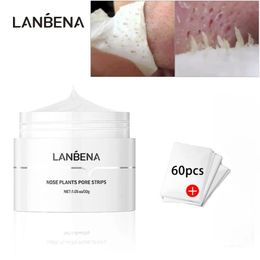 LANBENA Blackhead Remover Nose Mask Pore Strip Black Peeling Acne Treatment Face Deep Cleansing Skin Care Korea Cosmetics 240523