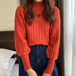 Parda Sweater Women Neck Hoodies Striped Fashion Long Sleeve Women High Street Elements Knitting Sweaters Coats Black Blue Red 5568