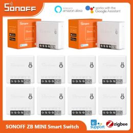 SONOFF ZB MINI Zigbee 3.0 DIY Smart Switch Two Way Switch APP Remote Control Works With Smartthing/ Hue Hub/ SONOFF ZB Bridge