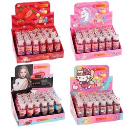 24pcs Kawaii Unicorn Cat Candy Lip Gloss Lip Tints Waterproof Long Lasting Liquid Lip Stick Girls Lips Makeup Wholesale 240520