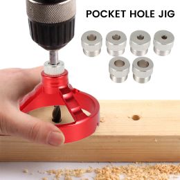 Aluminum Alloy Hole Puncher Locator Jig 90 Degree Drill Guide 5/6/7/8/9/10mm Hinged Hole Opener Woodworking Tools Puncher 2023